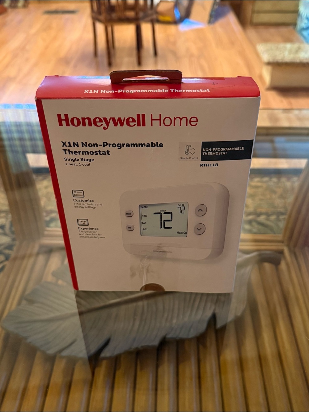 Honeywell Home RTH111B Non-Programmable Thermostat 1H/1C Digital Display